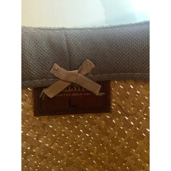 Bullhide Because Of You Western Cowboy Straw Hat Size L Natural 3.5” Brim - Picture 7 of 8